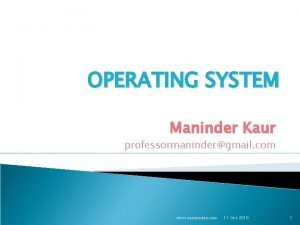 Example of batch processing operating system
