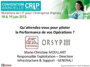 Quattendezvous pour piloter la Performance de vos Oprations