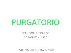 Purgatorio