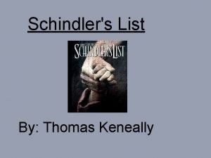 Schindlers List By Thomas Keneally Swastika Is the