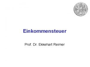 Prof. dr. ekkehart reimer