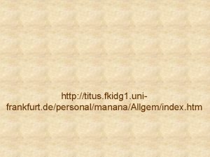 http titus fkidg 1 unifrankfurt depersonalmananaAllgemindex htm Phonetik