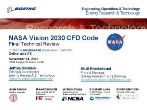 Nasa cfd codes