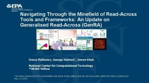 Navigating Through the Minefield of ReadAcross Tools and