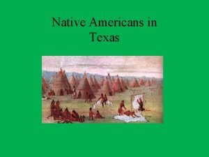 Where did native americans come from