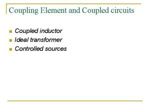 Coupling coefficient