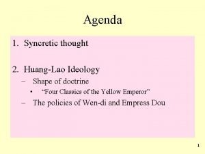 Syncretic thought