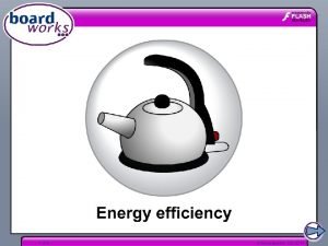 1 of 8 Boardworks Ltd 2011 Energy transformations