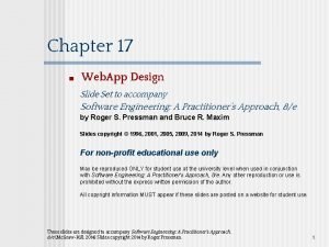 Webapp design pyramid contains