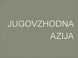 Jugovzhodna azija