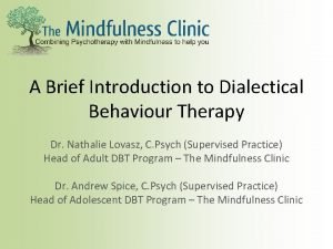 Camh dbt certificate program