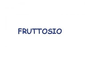 Service da laboratorio fruttosio