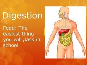 Digestion Food The easiest thing you will pass