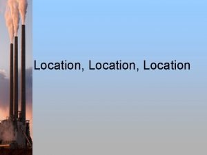 Site vs. situation Site vs. situation