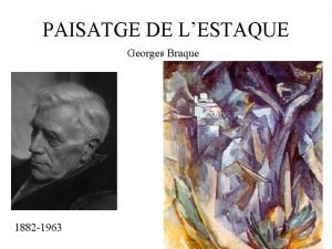 PAISATGE DE LESTAQUE Georges Braque 1882 1963 Cases