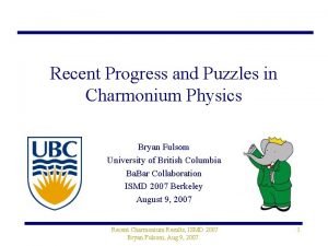 Recent Progress and Puzzles in Charmonium Physics Bryan