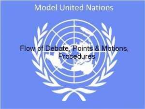 Model un points and motions