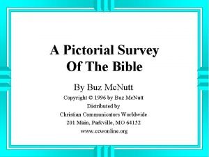 Pictorial bible quiz