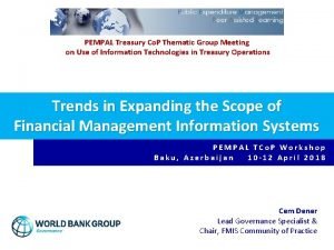 PEMPAL Treasury Co P Thematic Group Meeting on