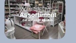 Wat betekent assortiment