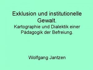 Trilemma der inklusion Trilemma der inklusion