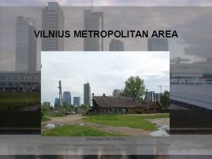 Vilnius metropolitan area