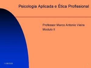 Psicologia aplicada e ética profissional