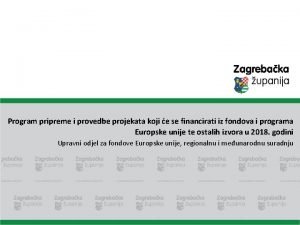 Program pripreme i provedbe projekata koji e se