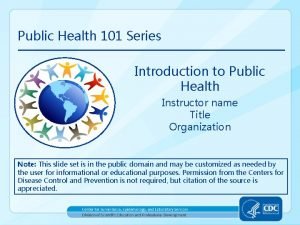 Public health 101