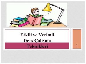 Etkili ve Verimli Ders alma Teknikleri 1 ok