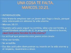Marcos 10,21