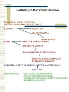 NARKOTIKA DAN PSIKOTROPIKA PEMAKAI 8 10 JUTA INDONESIA