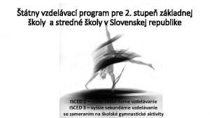 ttny vzdelvac program pre 2 stupe zkladnej koly