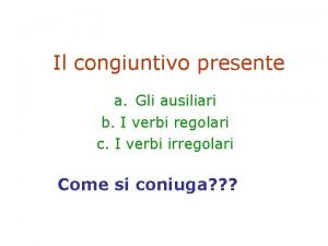 Verbi italiani tabella