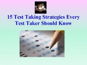 15 Test Taking Strategies Every Test Taker Should