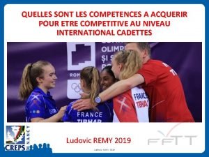 QUELLES SONT LES COMPETENCES A ACQUERIR POUR ETRE