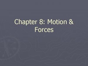 Chapter 8 Motion Forces Lesson 1 Describing Motion
