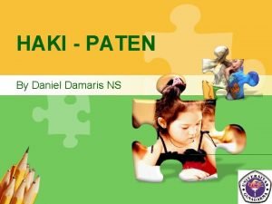 HAKI PATEN By Daniel Damaris NS LOGO Berdasarkan