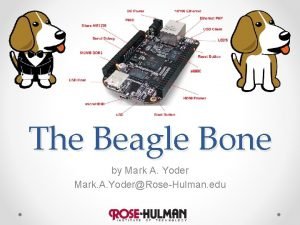 The Beagle Bone by Mark A Yoder Mark