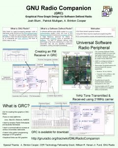 GNU Radio Companion GRC Graphical Flow Graph Design