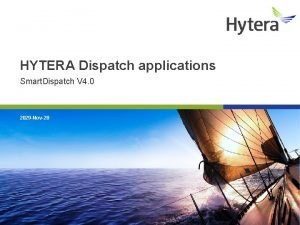 Hytera smart dispatch download