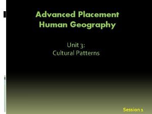 Independent invention ap human geography