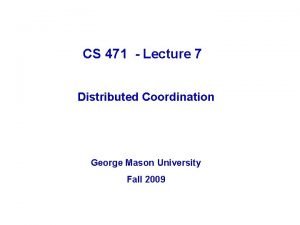 Cs 471 gmu