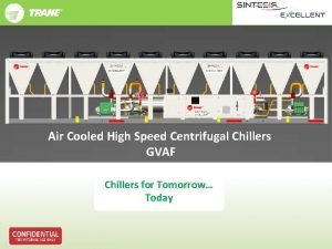 Air Cooled High Speed Centrifugal Chillers GVAF Chillers