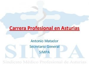 Carrera profesional asturias