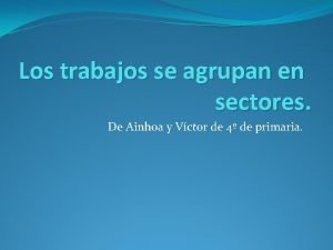 Sector secundario