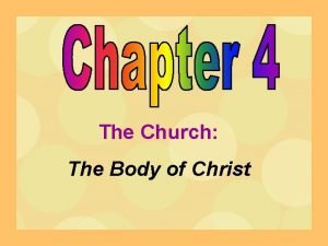 The Church The Body of Christ Roman Emperor