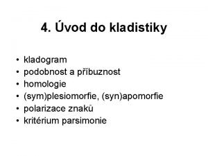 Kladogram