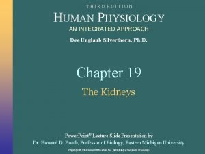 THIRD EDITION HUMAN PHYSIOLOGY AN INTEGRATED APPROACH Dee