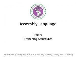Branching in assembly language